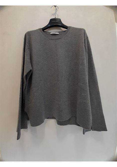 MAGLIA GIROCOLLO CUCITURA FRONTALE CON MANICA LANTERNA KANGRA | Maglia | A9521 01GRIGIO